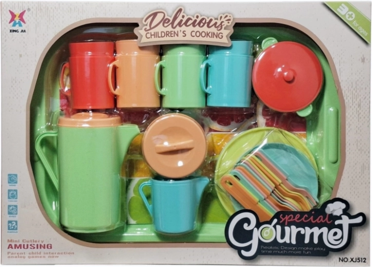 Set di stoviglie da cucina per bambini per il tè
