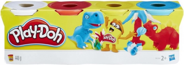 Play-Doh 4 vasetti di pasta da modellare – set A – Set