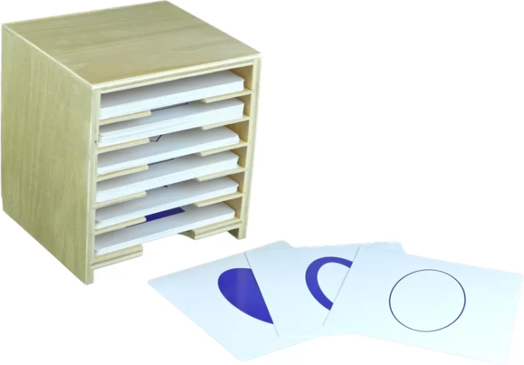 Adatta per carte geometriche e lavoro Montessori