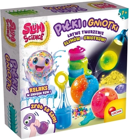 Lisciani Slumi kit creativo per palline di slime e antistress da schiacciare