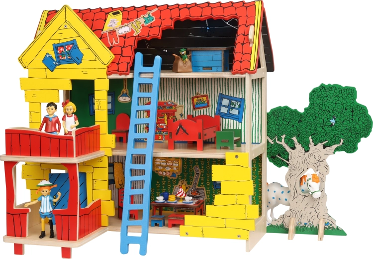 Casa delle bambole Villa Villacolle di Pippi Calzelunghe