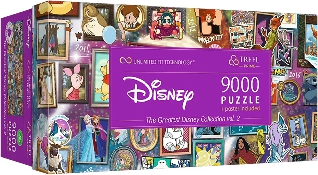 Puzzle Trefl Disney 9000 pezzi The Greatest Disney Collection Vol. 2