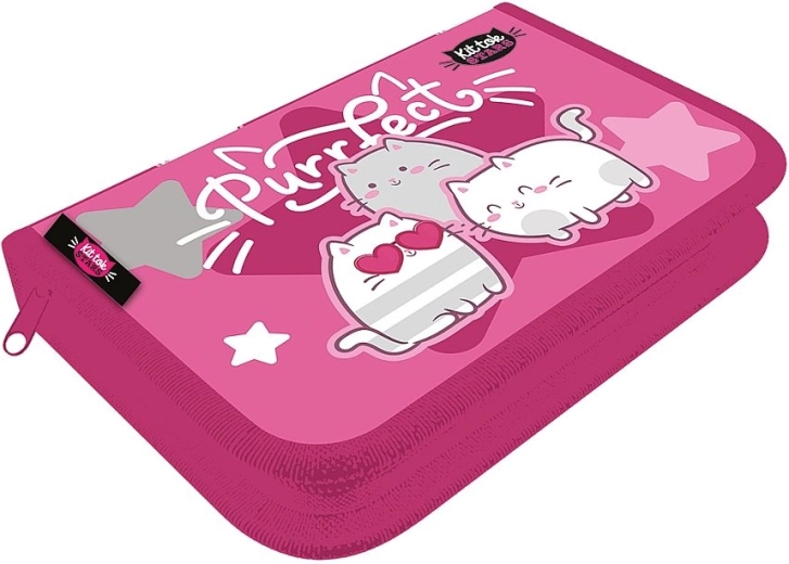 Astuccio scolastico LizzyCard kit tok con un solo scomparto e due alette