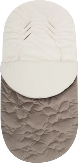 Sacco invernale per bambini New Baby Butterfly ecru