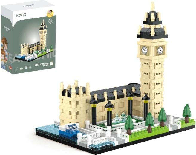 Mini costruzione KOCO Big Ben, 523 pezzi e 2 personaggi