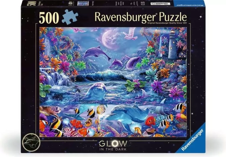 Puzzle luminoso Ravensburger Magia del chiarore lunare 500 pezzi