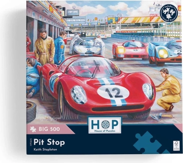 Coinvolgente scena di un pit stop automobilistico