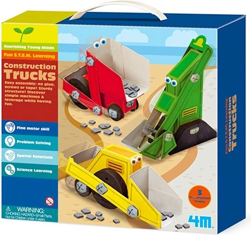 Set di camion da costruzione per bambini 4+