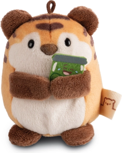 Mini cetriolino come amico per gioco e foto