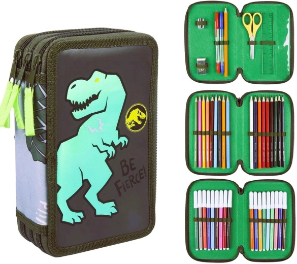 Astuccio Cerda attrezzato a tre piani Jurassic Park