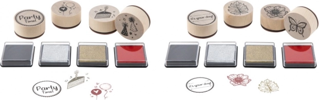 Quattro colori di inchiostro per impronte d’effetto