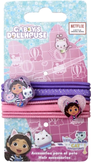Set di 8 elastici per capelli La Casa delle Bambole di Gabby