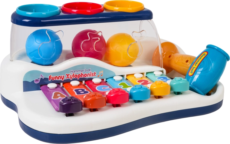 Martellamento delle palline per un ulteriore gioco sonoro