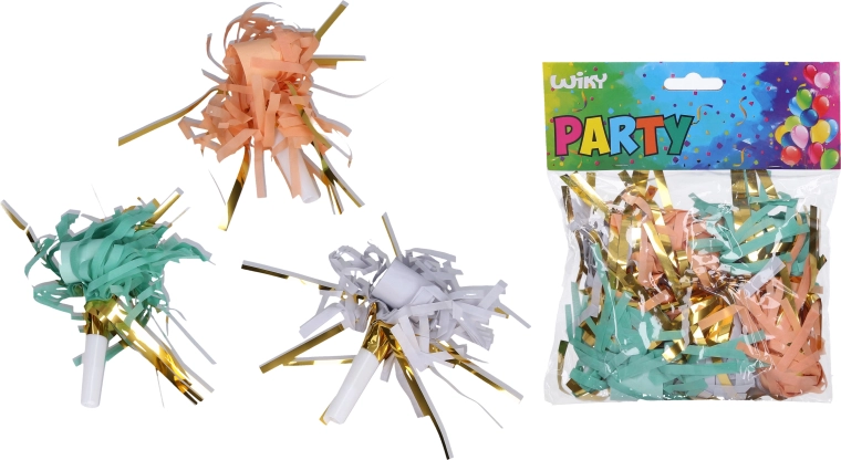 Lingue di carta per feste Pastel - 6 pezzi