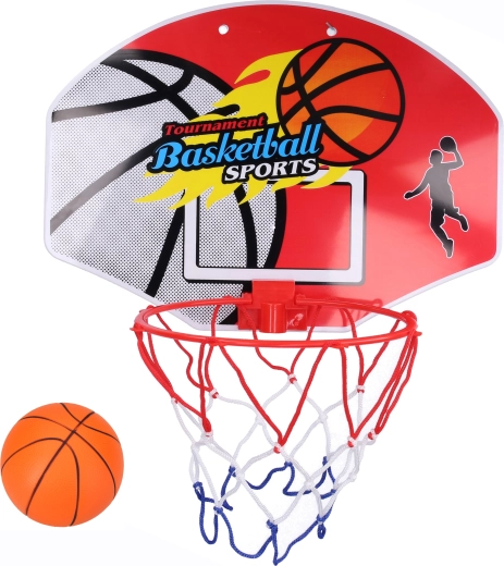 Canestro da basket con palla