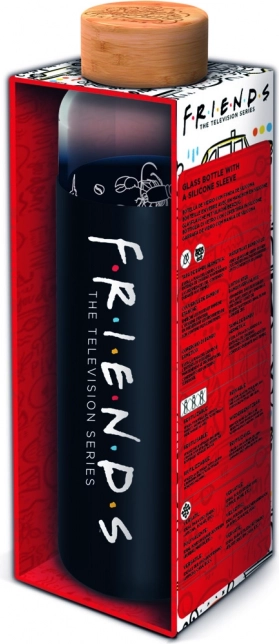 Bottiglia in vetro con custodia 585 ml, Friends