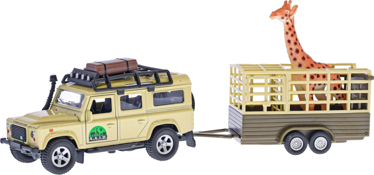 Rimorchio staccabile per il trasporto degli animali