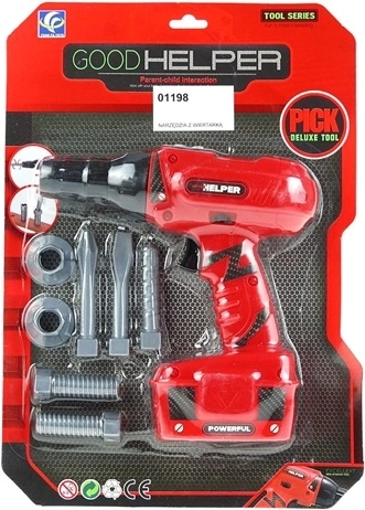Set di attrezzi per bambini con trapano a batterie