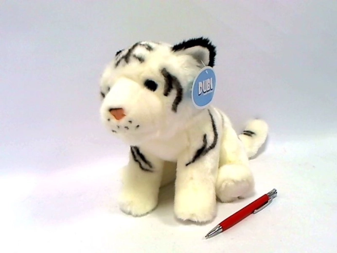 Tigre bianco di peluche 25 cm