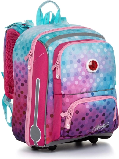 Cartella scolastica a pois Topgal BEBE