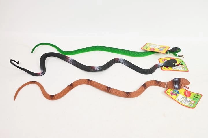 Serpente di gomma – figurina realistica e flessibile (circa 40 cm)