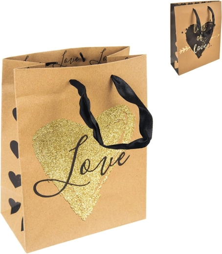 Borsa regalo LOVE 18 × 10 × 23 cm (3 varianti)