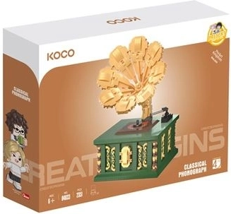 KOCO giradischi retrò – set di costruzione da 2351 pezzi