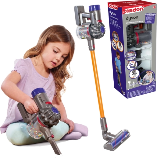 Aspirapolvere senza fili a scopa per bambini Dyson Casdon con suoni