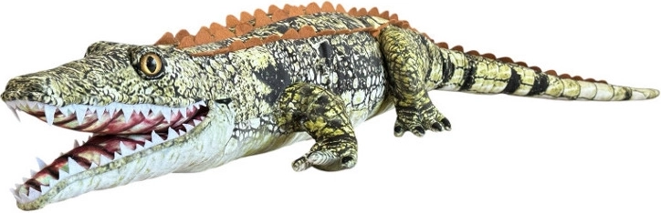 Coccodrillo di peluche grigio 90 cm