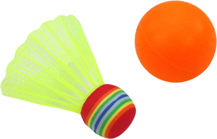 Pallina e volano da badminton inclusi