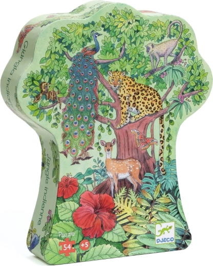 Puzzle Djeco Giungla indiana 54 pezzi