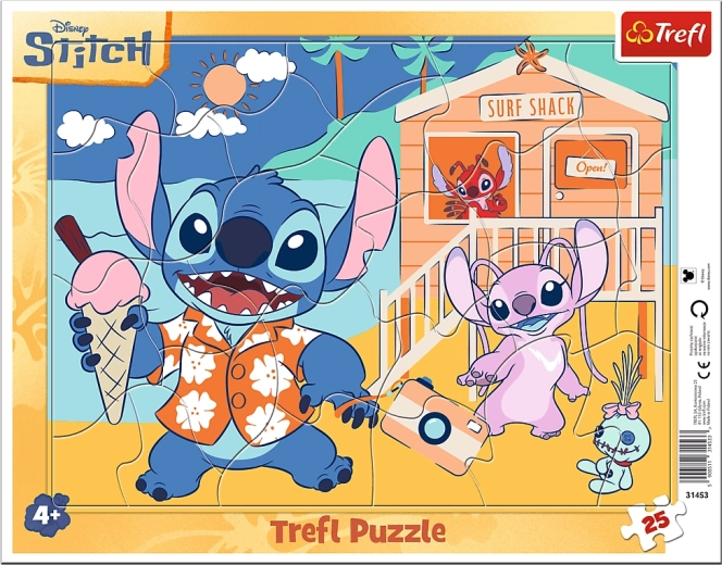 Puzzle Trefl Stitch allegro 25 pezzi