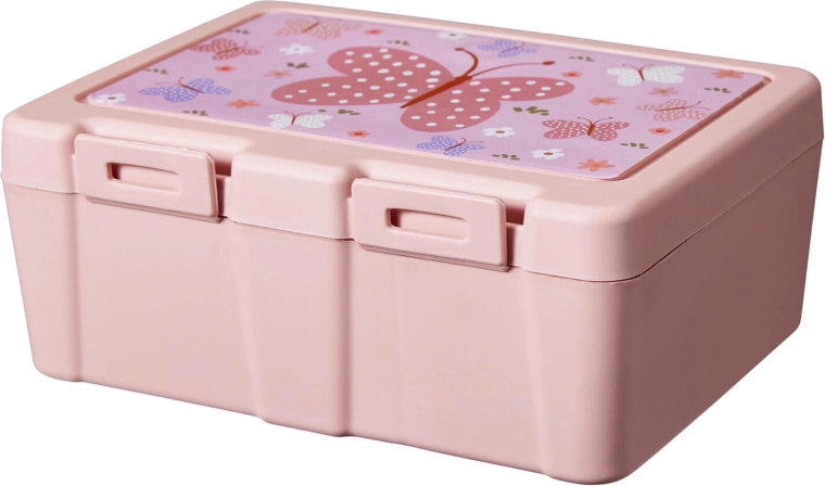 Portamerenda per bambini con scomparto e posata 18 × 13,5 × 7,5 cm - 1 pezzo