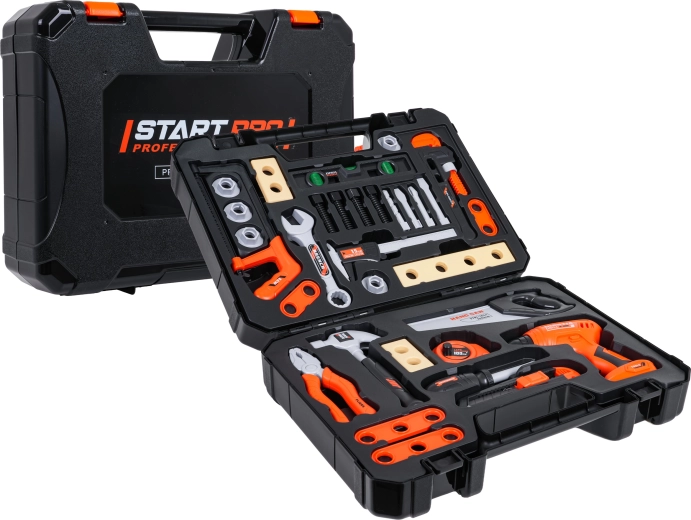 Set di attrezzi per bambini 34 pz con valigetta