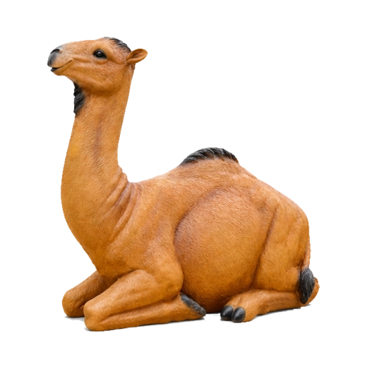 Figura decorativa a forma di cammello 85 × 25 × 69 cm - 1 pezzo