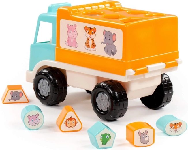 Camioncino e vano portaoggetti in uno