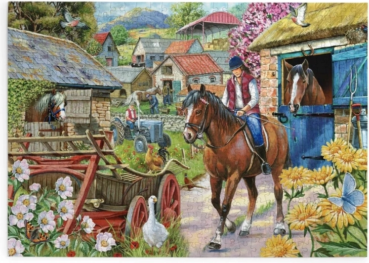 House of Puzzles Passeggiata a cavallo – puzzle con 500 pezzi extra grandi