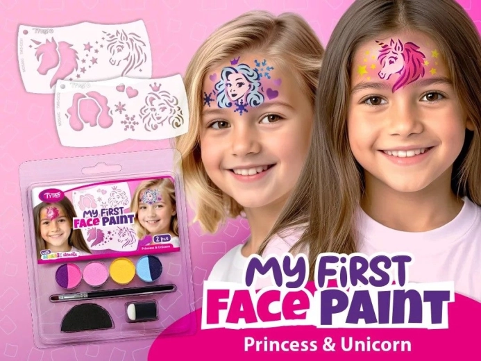 Trucco viso per bambini – principesse e unicorni