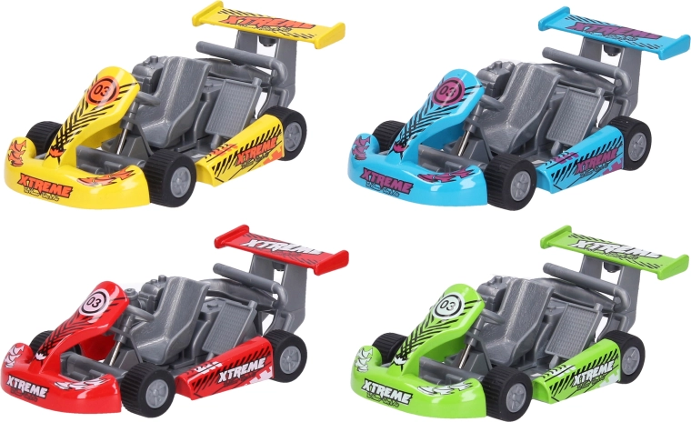 Go-kart in metallo a retrocarica 13 cm - 1 pezzo