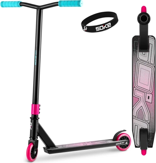 Soke Go! monopattino freestyle rosa-blu
