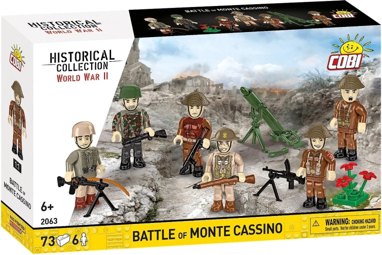 Set di costruzione Battaglia di Montecassino – minifigure e equipaggiamento COBI