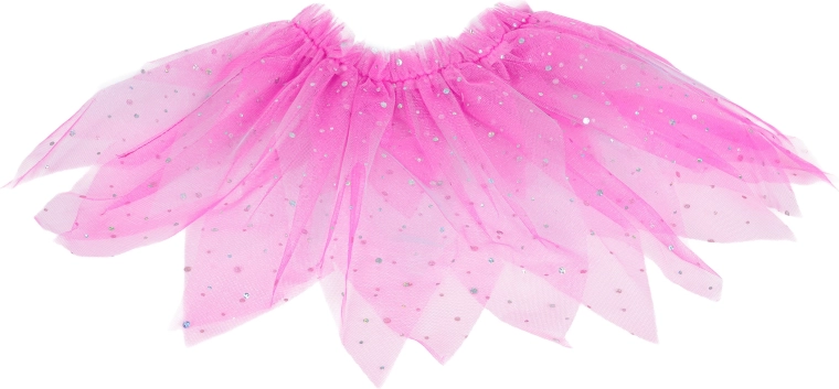 Gonnellina in tulle con vita elasticizzata