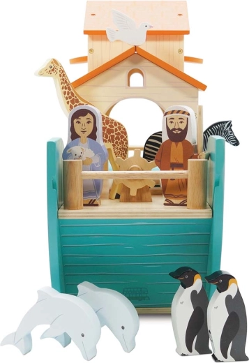 Giocattolo sostenibile in legno senza plastica