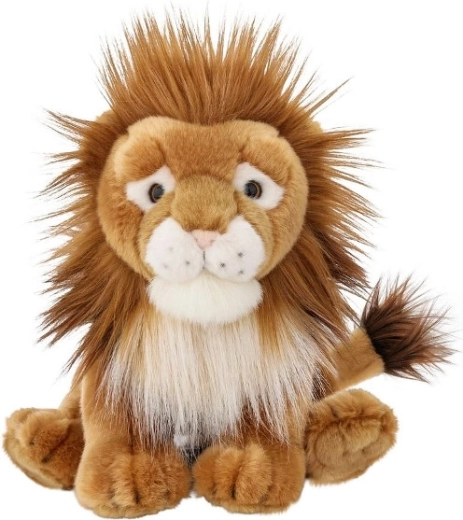 Leone di peluche marrone 25 cm