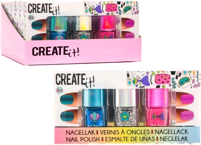 CREATE IT! smalto per unghie Mermaid - 3 pezzi