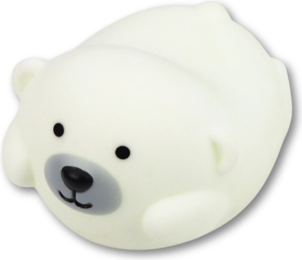 Dolce orso polare per il bagnetto e in viaggio