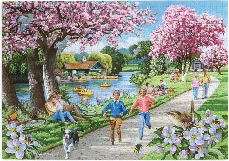 Puzzle House of Puzzles Quando fioriscono i meli, 1000 pezzi