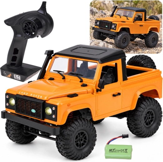 Auto fuoristrada radiocomandata Land Rover Defender Pickup 4x4 in scala 1:12