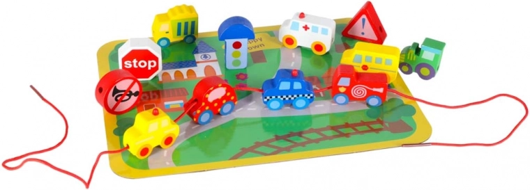 Pezzi in legno spessi per mani piccole