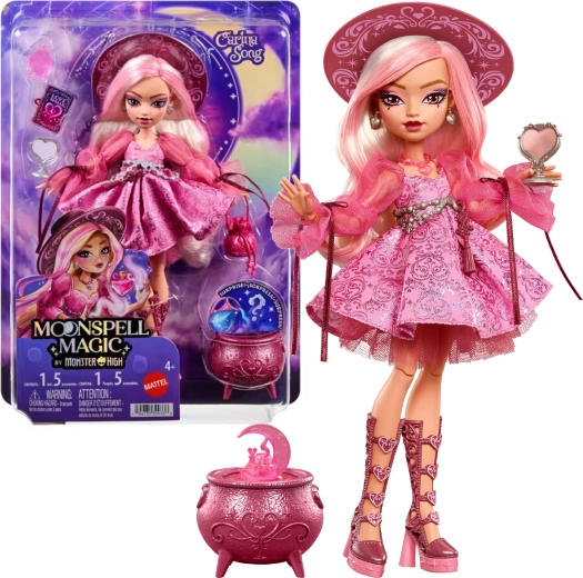 Monster High moonspell high carina song bambola 26 cm con accessori